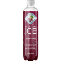 Sparkling Ice Sparkling Water, Zero Sugar, Black Cherry - 17 Fluid ounce 