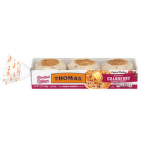 Thomas' English Muffins, Cranberry - 6 Each 