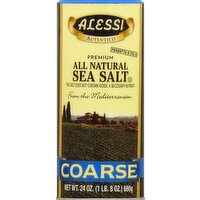 Alessi Sea Salt, Coarse - 24 Ounce 