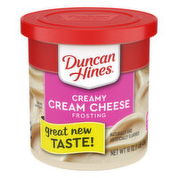 Duncan Hines Frosting, Cream Cheese, Creamy - 16 Ounce 