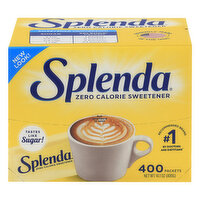 Splenda Sweetener, Zero Calorie, Packets - 400 Each 