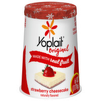 Yoplait Yogurt, Low Fat, Strawberry Cheesecake - 6 Ounce