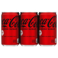 Coca-Cola Cola, Zero Sugar - 6 Each
