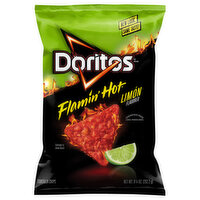 Doritos Tortilla Chips, Flamin' Hot Limon Flavored - 9.5 Ounce 