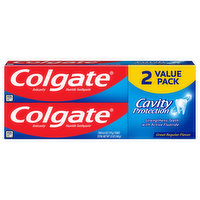 Colgate Toothpaste, Anticavity Fluoride, Cavity Protection, Great Regular Flavor, Value 2 Pack - 2 Each 