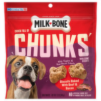 Milk-Bone Dog Biscuits, Beef & Bacon - 12 Ounce 