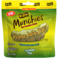 Mt Olive Pickles, Kosher Petite Dills - 4.8 Fluid ounce 