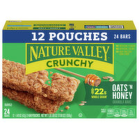 Nature Valley Granola Bars, Oats 'N Honey, Crunchy - 12 Each 