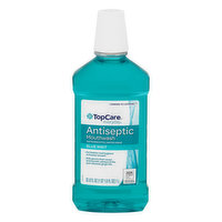 TopCare Mouthwash, Antiseptic, Blue Mint