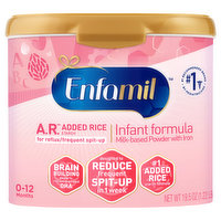 Enfamil Infant Formula with Iron, Milk-Based Powder, 0-12 Months - 19.5 Ounce 