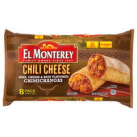 El Monterey Chimichangas, Chili Cheese, 8-Pack, Family Size