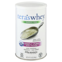 Tera's Whey Whey Protein, Simply Pure, Plain, Unsweetened, Grass Fed