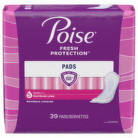 Poise Pads, Maximum, Long Length