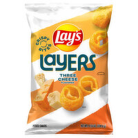 Lay's Potato Snacks, Three Cheese Flavored - 4.75 Ounce 