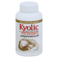 Kyolic Aged Garlic Extract, Extra Strength Reserve, Capsules - 120 Each 