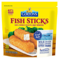 Gorton's Fish Sticks, Breaded - 20 Each 