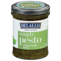 DeLallo Simply Pesto, Traditional Basil - 6.35 Ounce 