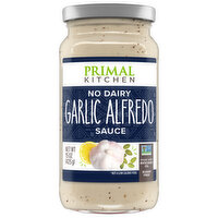 Primal Kitchen Sauce, Garlic Alfredo, No Dairy - 15 Ounce 