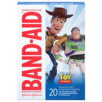 Band Aid Bandages, Adhesive, Toy Story 4, Assorted Sizes - 20 Each 