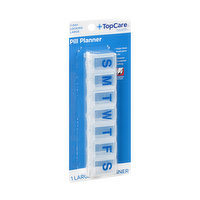 Topcare 7-Day Locking Large Pill Planner - 1 Each 