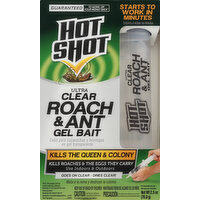 Hot Shot Gel Bait, Roach & Ant, Ultra Clear