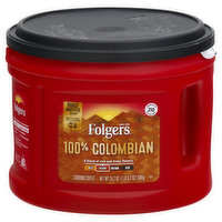 Folgers Coffee, Ground, Medium, 100% Colombian - 24.2 Ounce 