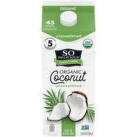 So Delicious Dairy Free Organic Unsweetened Coconutmilk - 64 Fluid ounce