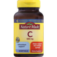 Nature Made Vitamin C, 500 mg, Softgels