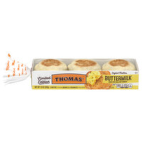 Thomas' English Muffins, Buttermilk - 6 Each 