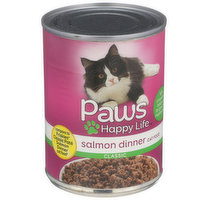Paws Happy Life Salmon Dinner Classic Cat Food - 13.2 Ounce 