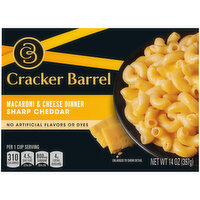 Cracker Barrel Sharp Cheddar Macaroni & Cheese Dinner