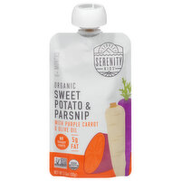 Serenity Kids Sweet Potato & Parsnip, with Purple Carrot & Olive Oil, 6+ Months, Organic - 3.5 Ounce 