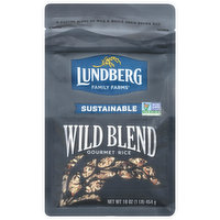 Lundberg Family Farms Rice, Gourmet, Wild Blend, Sustainable - 16 Ounce