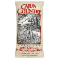 Cajun Country Rice, Enriched, Medium Grain, 100% Louisiana - 80 Ounce 