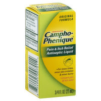 Campho-Phenique Pain & Itch Relief, Antiseptic Liquid, Original Formula - 0.75 Ounce 