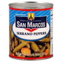 San Marcos Serrano Peppers - 26 Ounce 