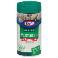 Kraft Cheese, Parmesan & Romano, Grated - 8 Ounce 