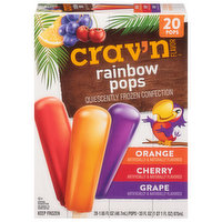 Crav'n Flavor Pops, Rainbow - 20 Each 