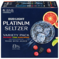 Bud Light Seltzer, Wild Berry/Citrus/Blood Orange, Variety Pack - 6 Each