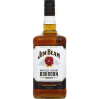 Jim Beam Whiskey, Kentucky Straight Bourbon - 1.75 Litre 