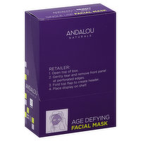 Andalou Naturals Facial Masks, Hydro Serum, Single Use, Beauty 2 Go - 6 Each 