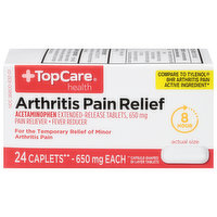 TopCare Arthritis Pain Relief, 650 mg, Caplets