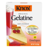 Knox Original Unflavored Gelatine - 1 Ounce 