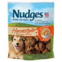 Nudges Dog Treats, Natural, With Real Chicken, Peas & Carrots, Homestyle - 16 Ounce 
