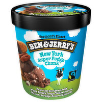 Ben & Jerry's Ice Cream, New York Super Fudge Chunk - 1 Pint 