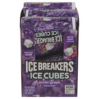 Ice Breakers Gum, Arctic Grape, Sugar Free, Ice Cubes