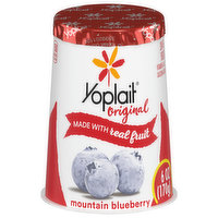 Yoplait Yogurt, Low Fat, Mountain Blueberry - 6 Ounce