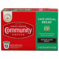 Community Decaf Cafe Special Medium-Dark Roast Coffee Single-Serve Cups - 4.5 Ounce 