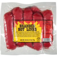 Manda Hot Links, Branded - 28 Ounce 