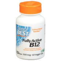 Doctor's Best Vitamin B12, 100 mcg, Fully Active, Veggie Caps - 60 Each